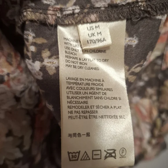 Anthropologie Michaela Peasant Blouse Size Medium - Picture 7 of 8